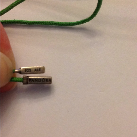 Pandora green cord/lariat silver 925 - Picture 4 of 4